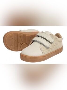 SHOOSHOOS Toddlers squarebridge sneaker in brown Size 11